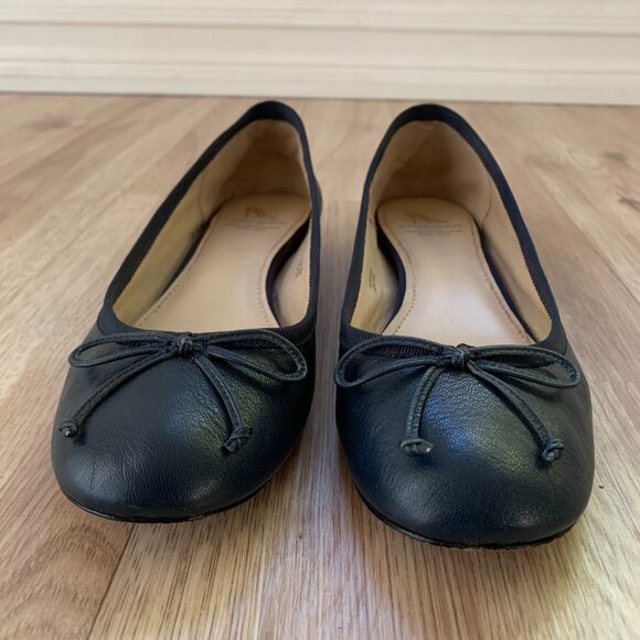 Saks Fifth Avenue Leather Ballet Flats Made in Italy - Picture 5 of 12